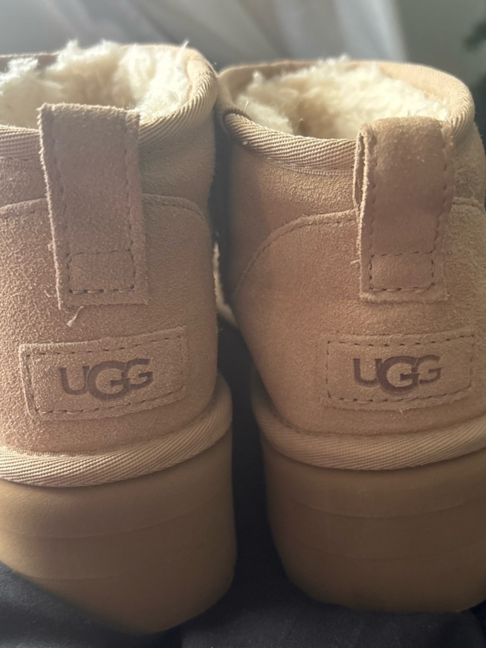 UGG Chestnut Mini Shearling Ankle Boots